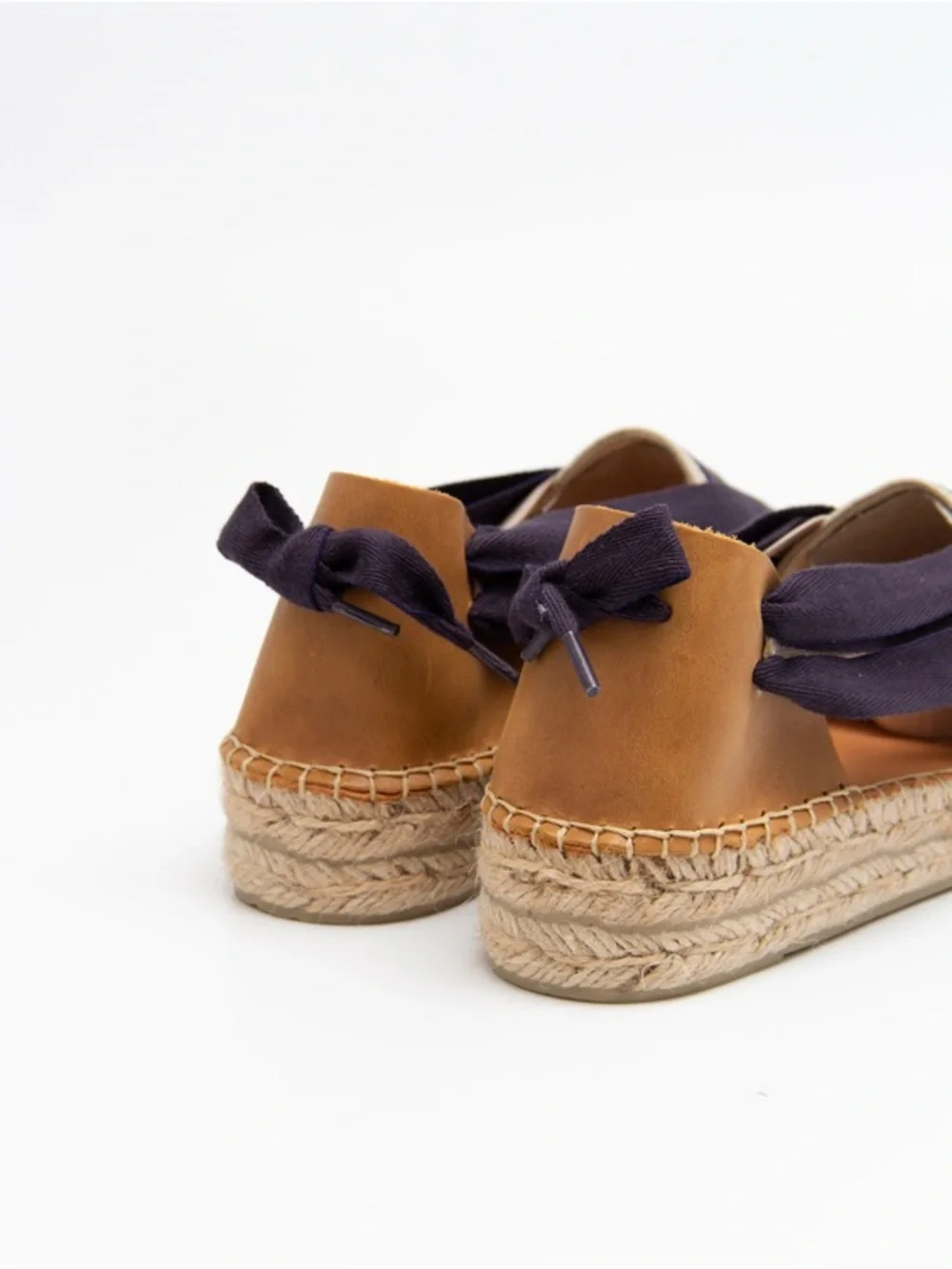 Naguisa Soc Ribbon Espadrille in Navy EU 41 US 8.5 Made in Spain